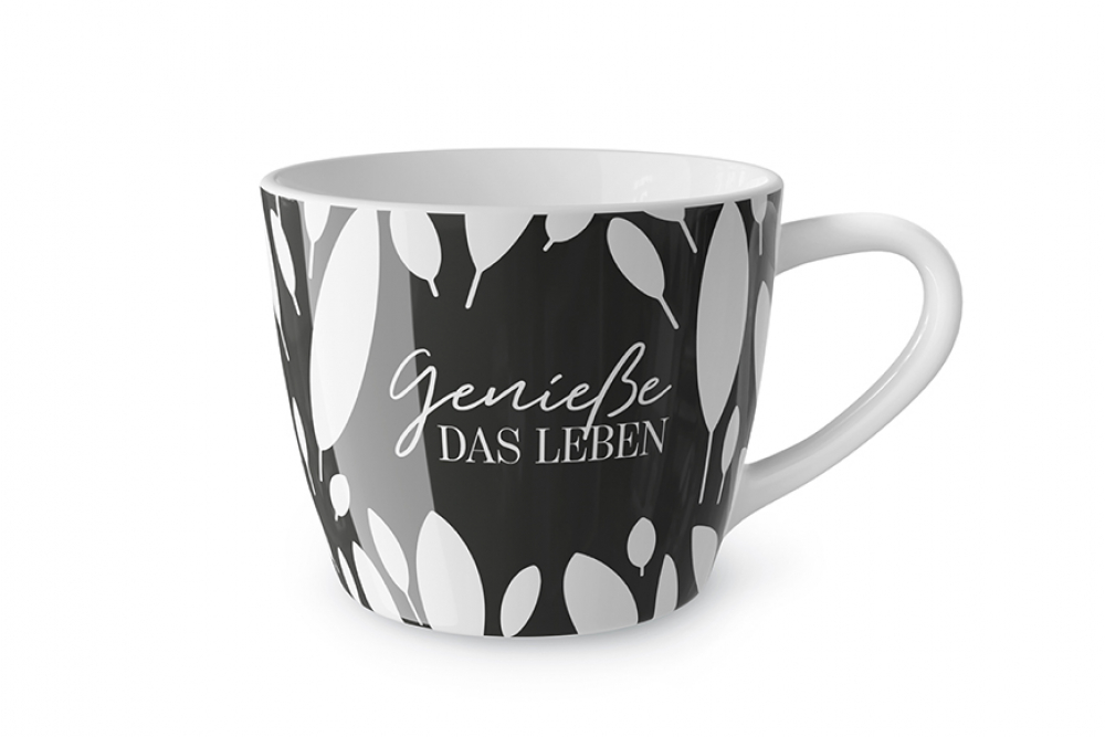 Maxi Becher "Genieße das Leben" - Salt & Pepper